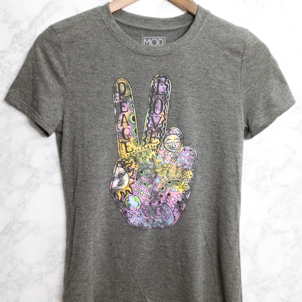 Modern Lux Peace Boho Graphic Shirt